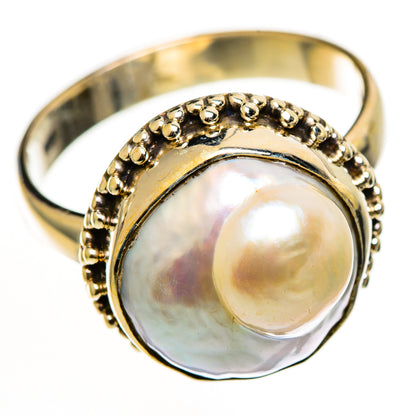 Mother Of Pearl Rings handcrafted by Ana Silver Co - RING112976 - Photo 2