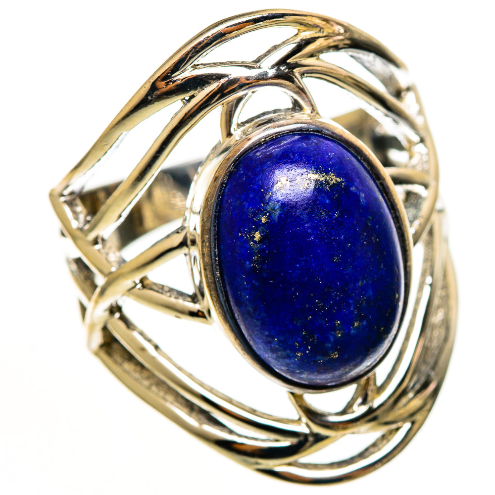 Lapis Lazuli Rings handcrafted by Ana Silver Co - RING112988 - Photo 2