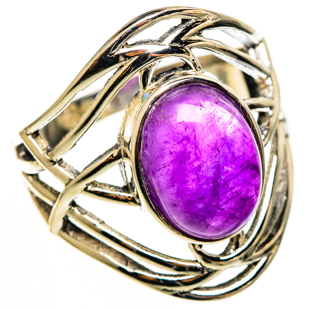 Amethyst Rings handcrafted by Ana Silver Co - RING113003 - Photo 2