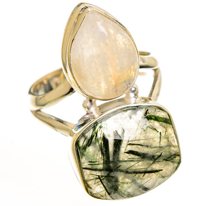Tourmalinated Quartz Rings handcrafted by Ana Silver Co - RING113004 - Photo 2