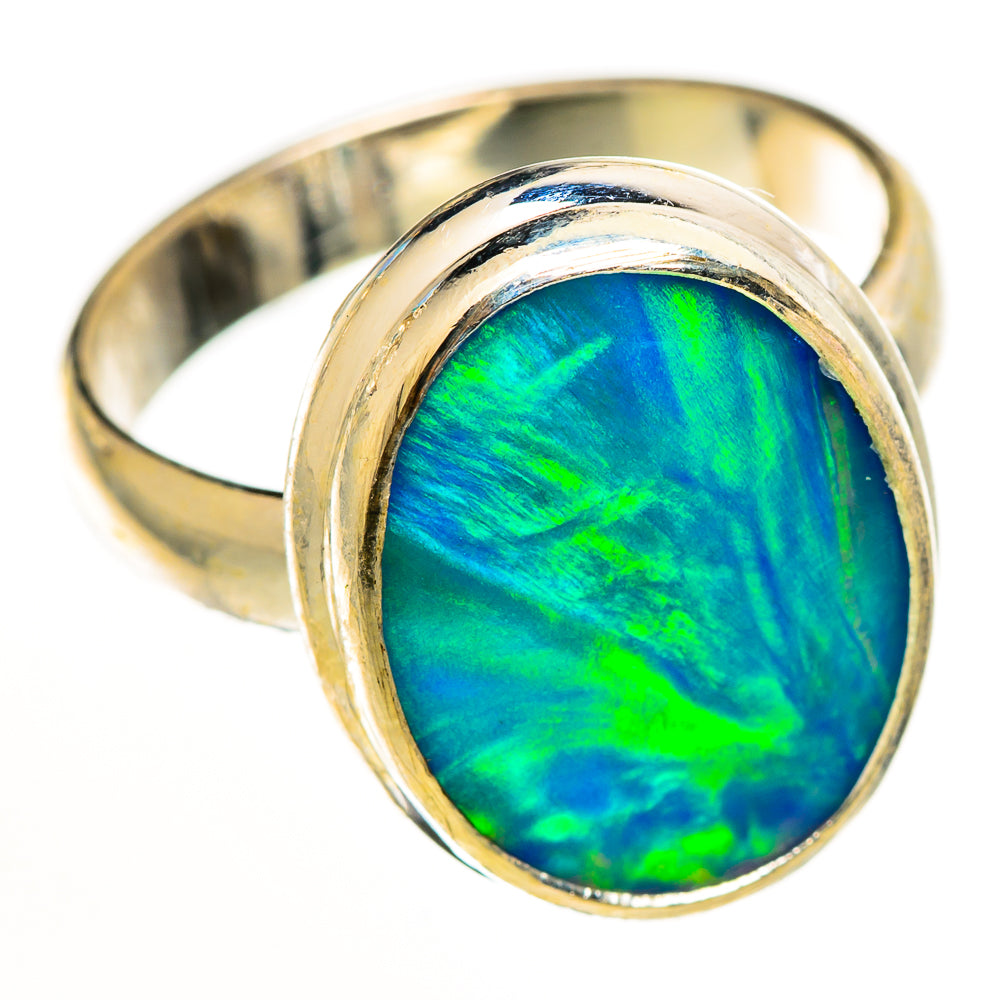Aura Opal Rings handcrafted by Ana Silver Co - RING113017 - Photo 2