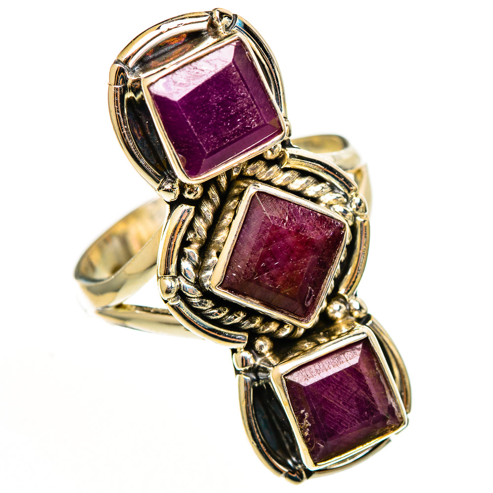 Ruby Rings handcrafted by Ana Silver Co - RING113028 - Photo 2
