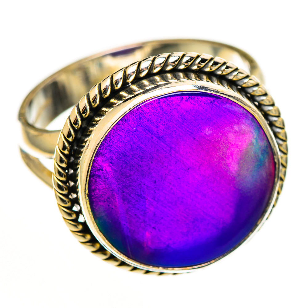 Aura Opal Rings handcrafted by Ana Silver Co - RING113035 - Photo 2