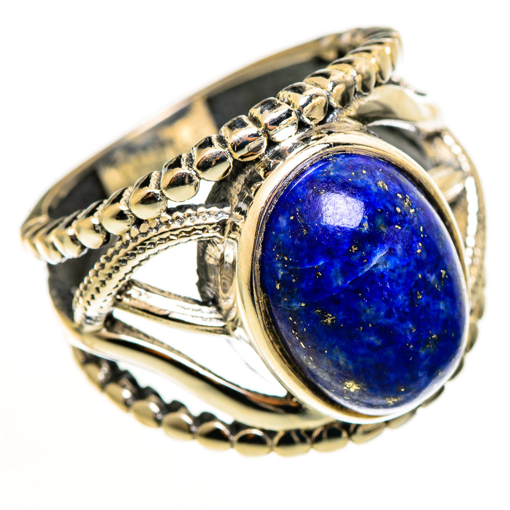 Lapis Lazuli Rings handcrafted by Ana Silver Co - RING113051 - Photo 2