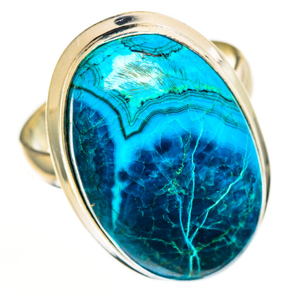 Chrysocolla Rings handcrafted by Ana Silver Co - RING113052 - Photo 2