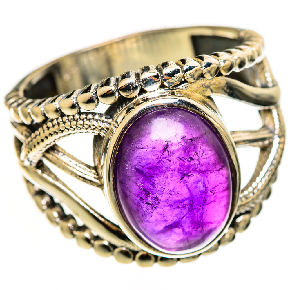 Amethyst Rings handcrafted by Ana Silver Co - RING113065 - Photo 2