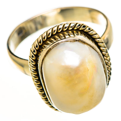 Cultured Pearl Rings handcrafted by Ana Silver Co - RING113070 - Photo 2