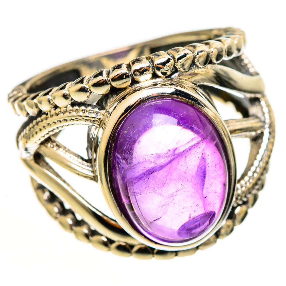 Amethyst Rings handcrafted by Ana Silver Co - RING113100 - Photo 2