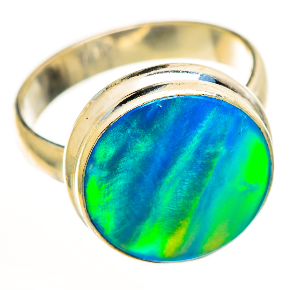 Aura Opal Rings handcrafted by Ana Silver Co - RING113111 - Photo 2
