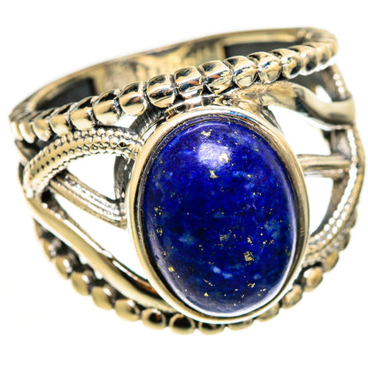Lapis Lazuli Rings handcrafted by Ana Silver Co - RING113116 - Photo 2