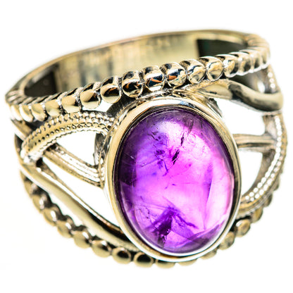 Amethyst Rings handcrafted by Ana Silver Co - RING113127 - Photo 2