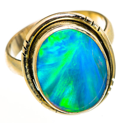 Aura Opal Rings handcrafted by Ana Silver Co - RING113140 - Photo 2