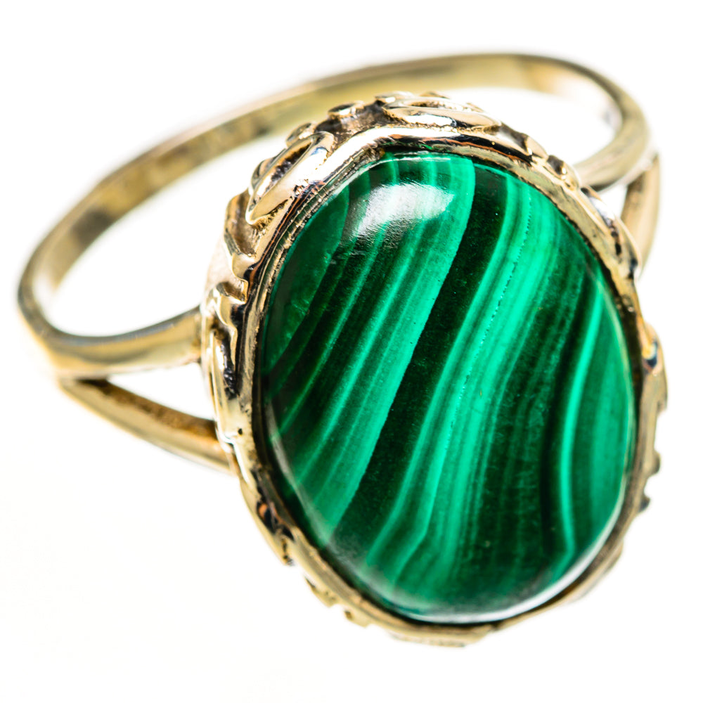Malachite Rings handcrafted by Ana Silver Co - RING113147 - Photo 2