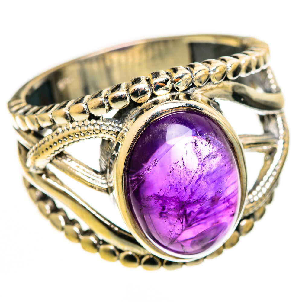 Amethyst Rings handcrafted by Ana Silver Co - RING113153 - Photo 2