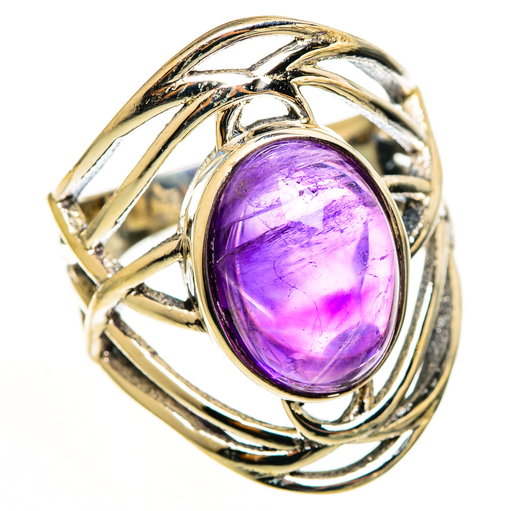 Amethyst Rings handcrafted by Ana Silver Co - RING113201 - Photo 2