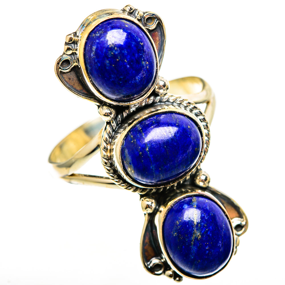 Lapis Lazuli Rings handcrafted by Ana Silver Co - RING113213 - Photo 2