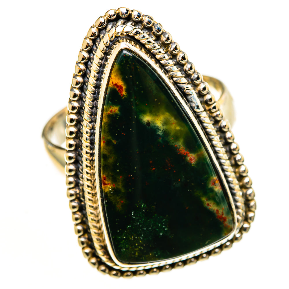 Bloodstone Rings handcrafted by Ana Silver Co - RING113219 - Photo 2