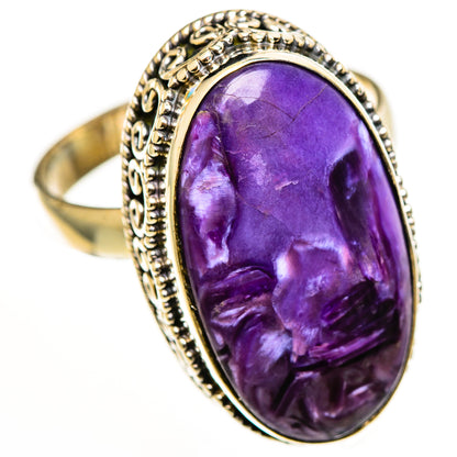 Charoite Rings handcrafted by Ana Silver Co - RING113233 - Photo 2