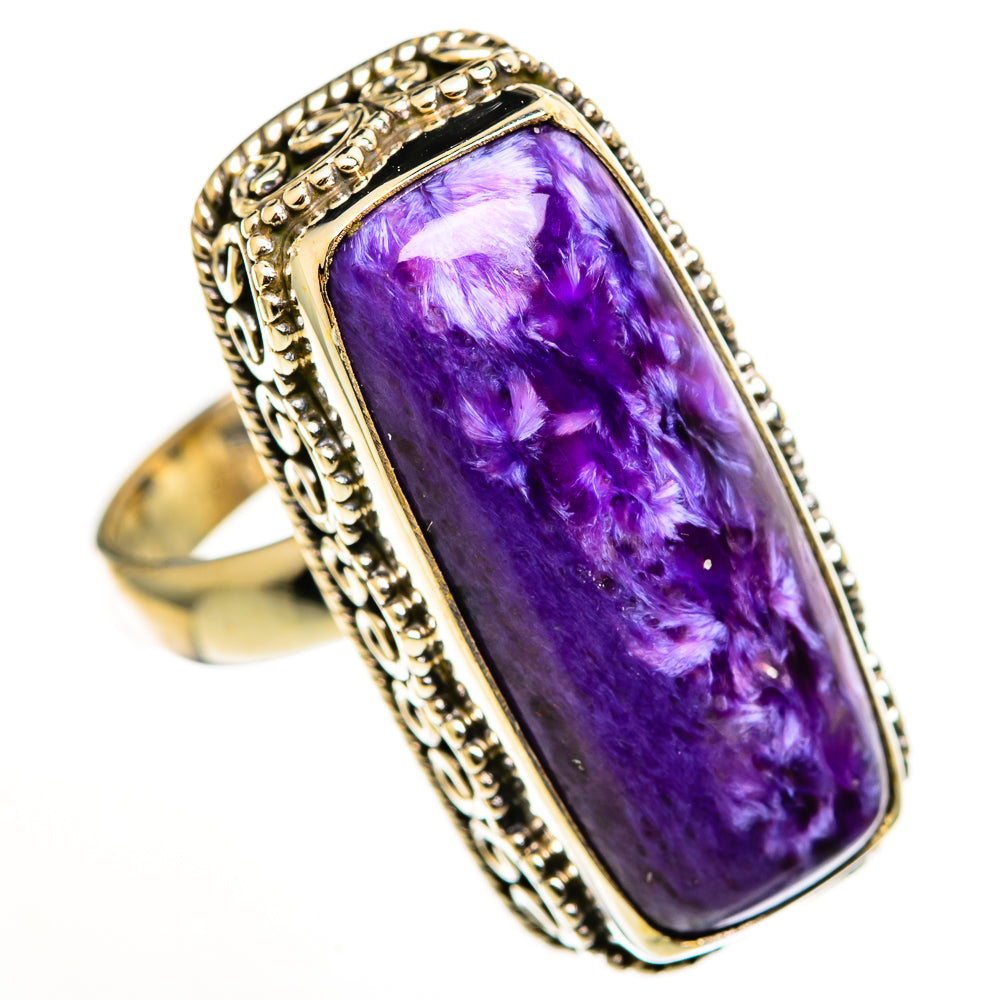 Charoite Rings handcrafted by Ana Silver Co - RING113234 - Photo 2