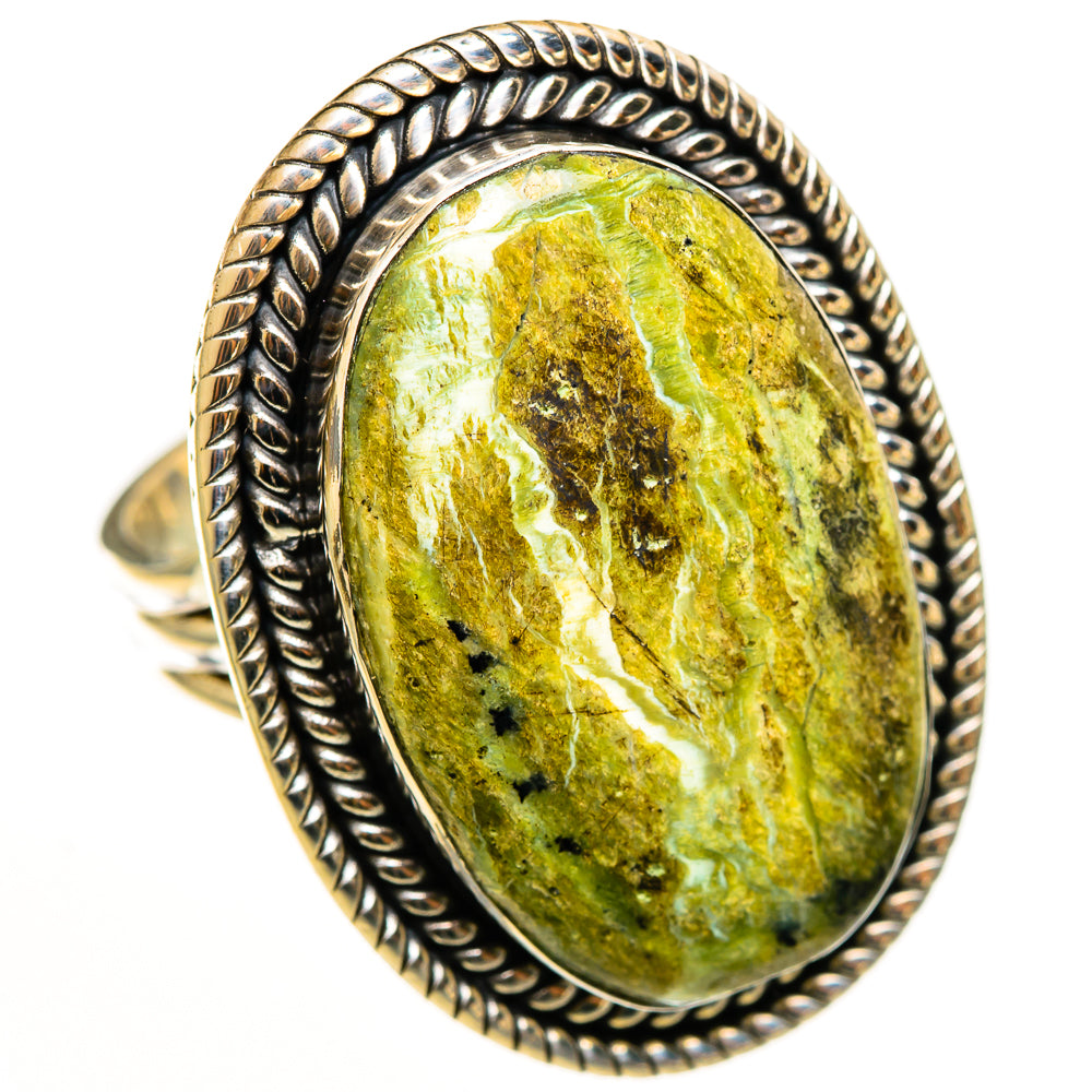 Rainforest Jasper Rings handcrafted by Ana Silver Co - RING113250 - Photo 2