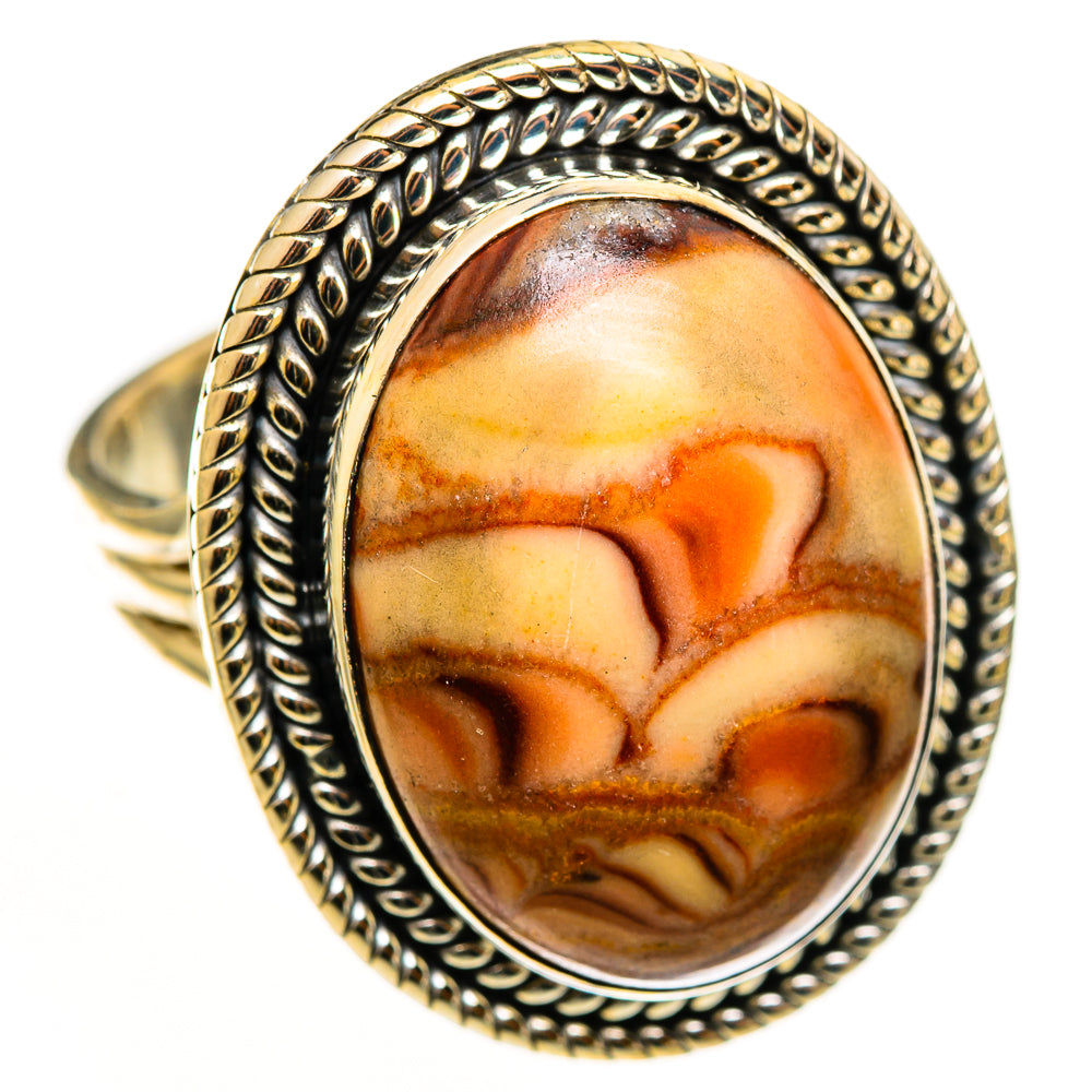 Mookaite Rings handcrafted by Ana Silver Co - RING113257 - Photo 2