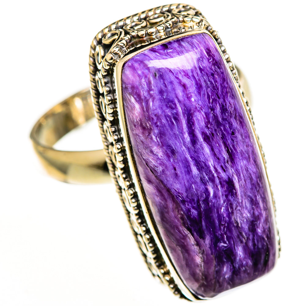 Charoite Rings handcrafted by Ana Silver Co - RING113265 - Photo 2