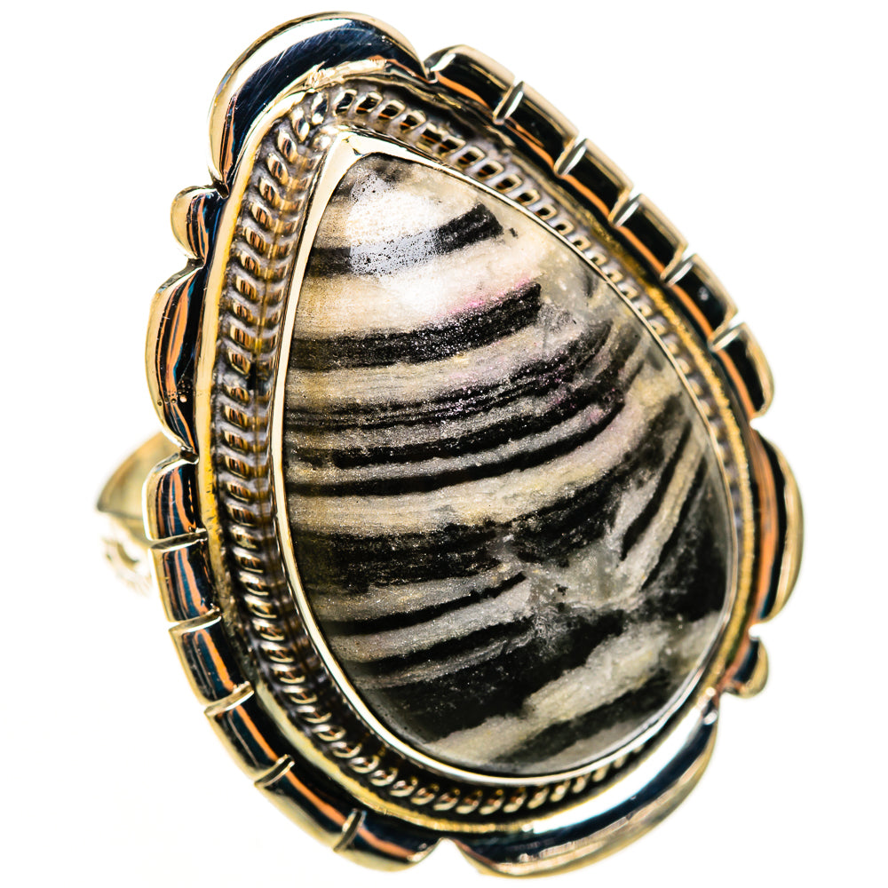 Pinolith Jasper Rings handcrafted by Ana Silver Co - RING113268 - Photo 2