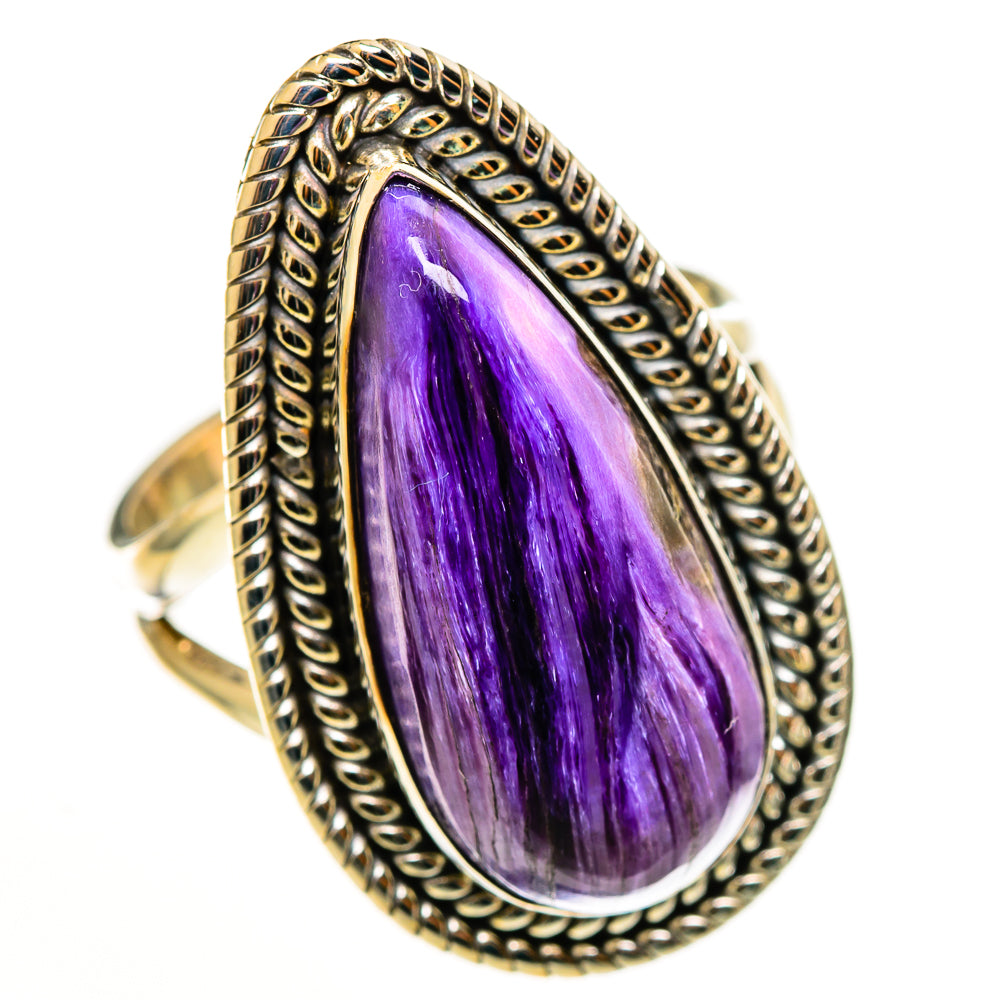 Charoite Rings handcrafted by Ana Silver Co - RING113295 - Photo 2