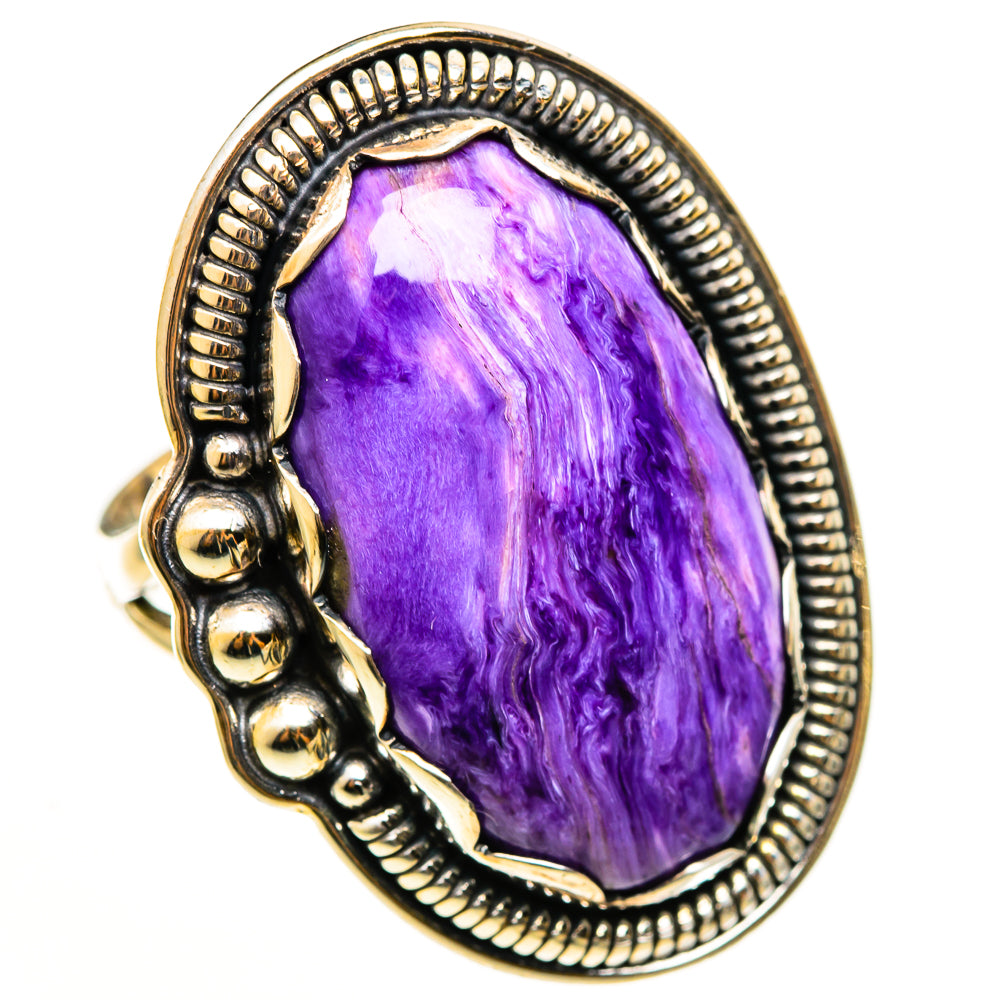 Charoite Rings handcrafted by Ana Silver Co - RING113296 - Photo 2