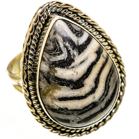 Pinolith Jasper Rings handcrafted by Ana Silver Co - RING113301 - Photo 2