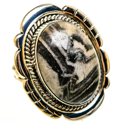 Pinolith Jasper Rings handcrafted by Ana Silver Co - RING113323 - Photo 2