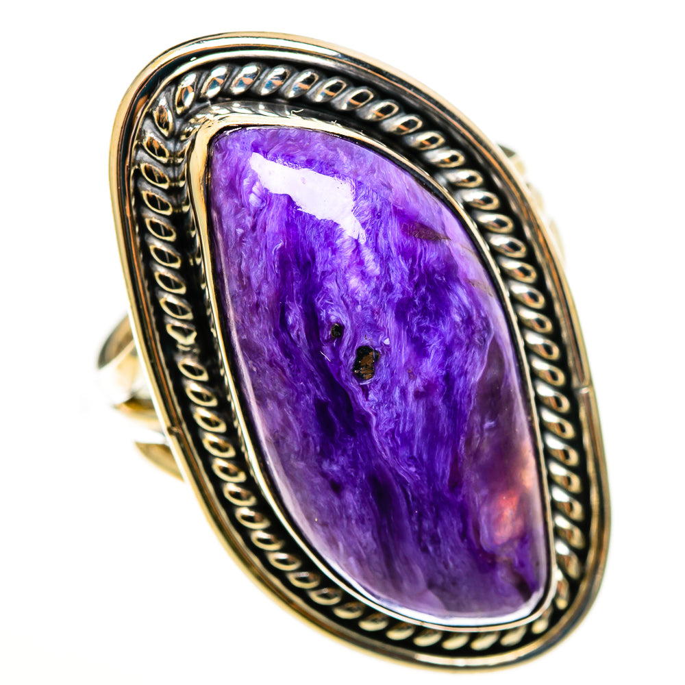 Charoite Rings handcrafted by Ana Silver Co - RING113340 - Photo 2