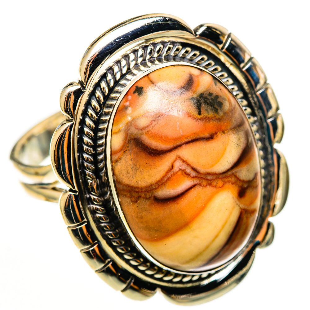Imperial Jasper Rings handcrafted by Ana Silver Co - RING113348 - Photo 2