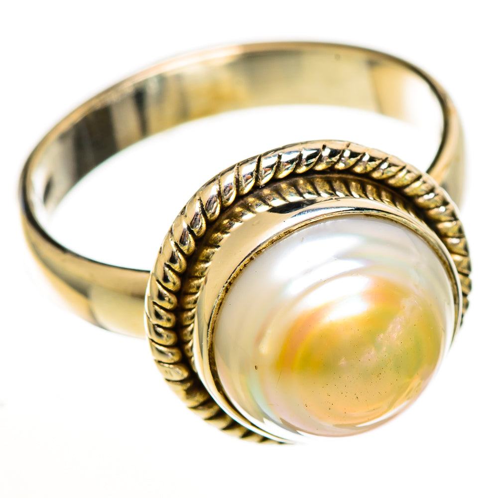 Cultured Pearl Rings handcrafted by Ana Silver Co - RING113369 - Photo 2