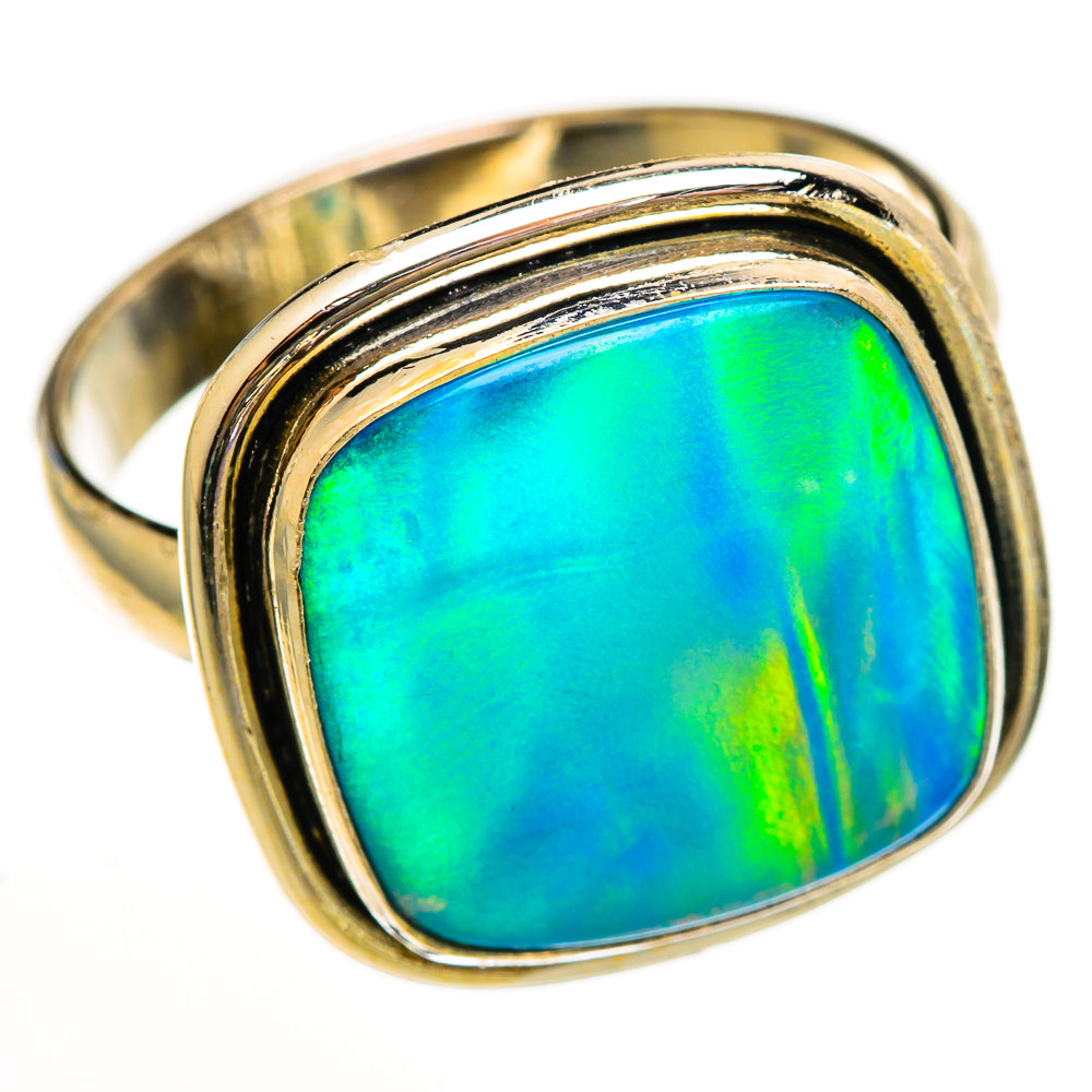 Aura Opal Rings handcrafted by Ana Silver Co - RING113373 - Photo 2