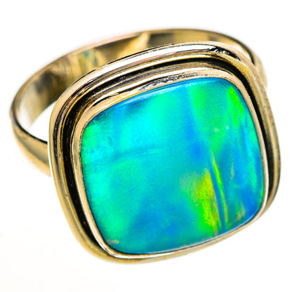 Aura Opal Rings handcrafted by Ana Silver Co - RING113373 - Photo 2