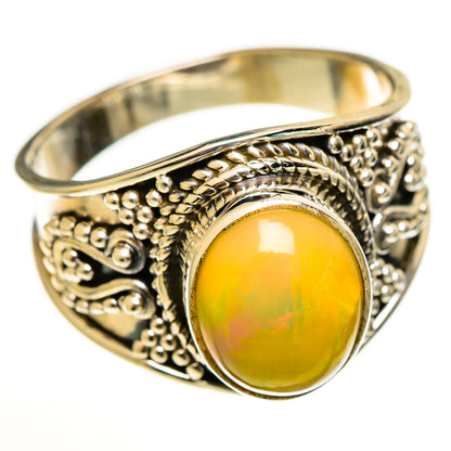 Ethiopian Opal Rings handcrafted by Ana Silver Co - RING113374 - Photo 2