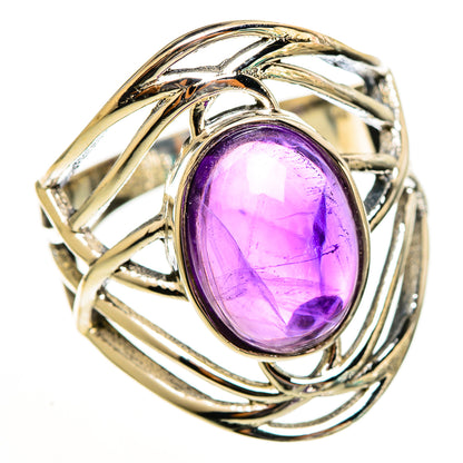 Amethyst Rings handcrafted by Ana Silver Co - RING113387 - Photo 2