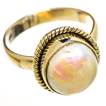 Cultured Pearl Rings handcrafted by Ana Silver Co - RING113391 - Photo 2