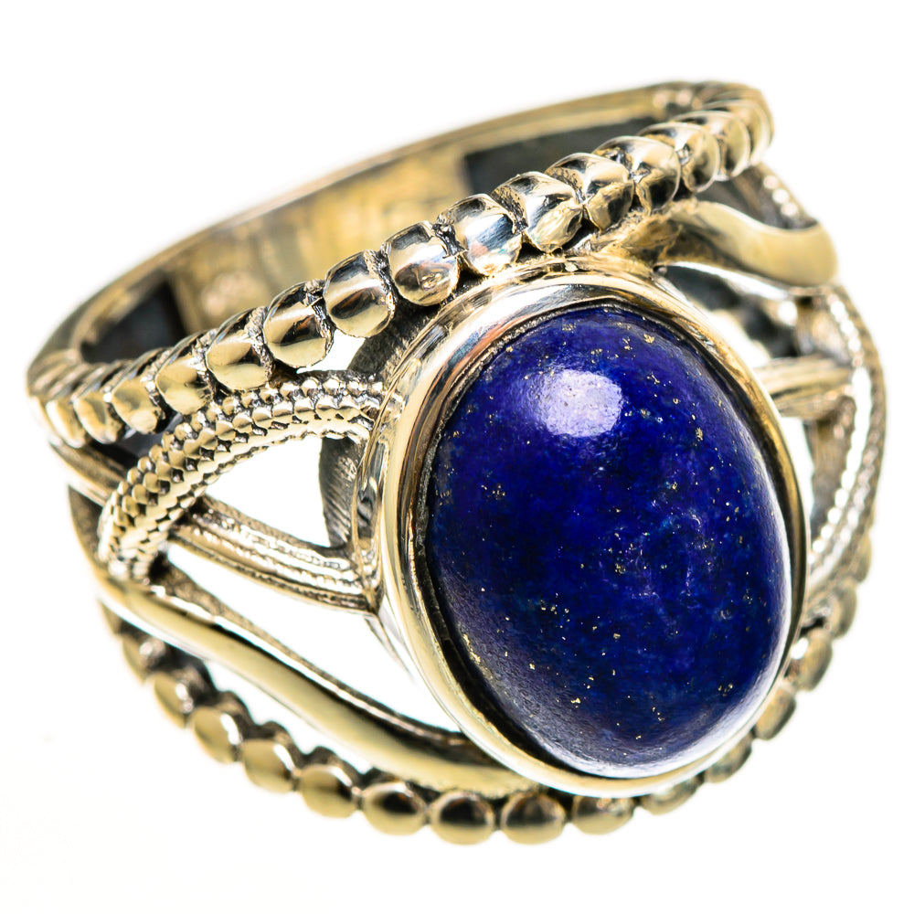Lapis Lazuli Rings handcrafted by Ana Silver Co - RING113400 - Photo 2