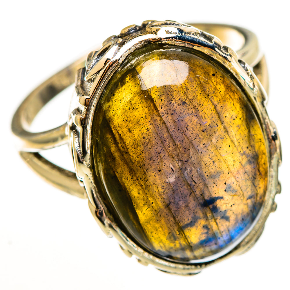 Labradorite Rings handcrafted by Ana Silver Co - RING113424 - Photo 2