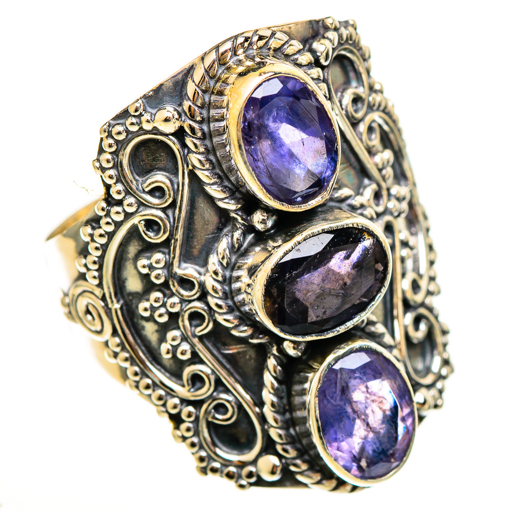 Violet Spinel Rings handcrafted by Ana Silver Co - RING113438 - Photo 2