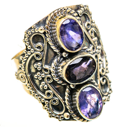 Violet Spinel Rings handcrafted by Ana Silver Co - RING113438 - Photo 2
