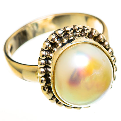 Cultured Pearl Rings handcrafted by Ana Silver Co - RING113441 - Photo 2