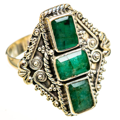 Emerald Rings handcrafted by Ana Silver Co - RING113451 - Photo 2