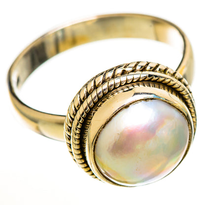 Cultured Pearl Rings handcrafted by Ana Silver Co - RING113459 - Photo 2