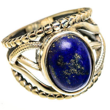 Lapis Lazuli Rings handcrafted by Ana Silver Co - RING113466 - Photo 2
