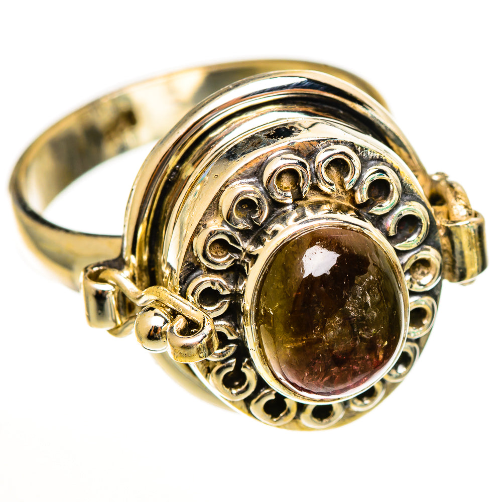 Watermelon Tourmaline Rings handcrafted by Ana Silver Co - RING113480 - Photo 2