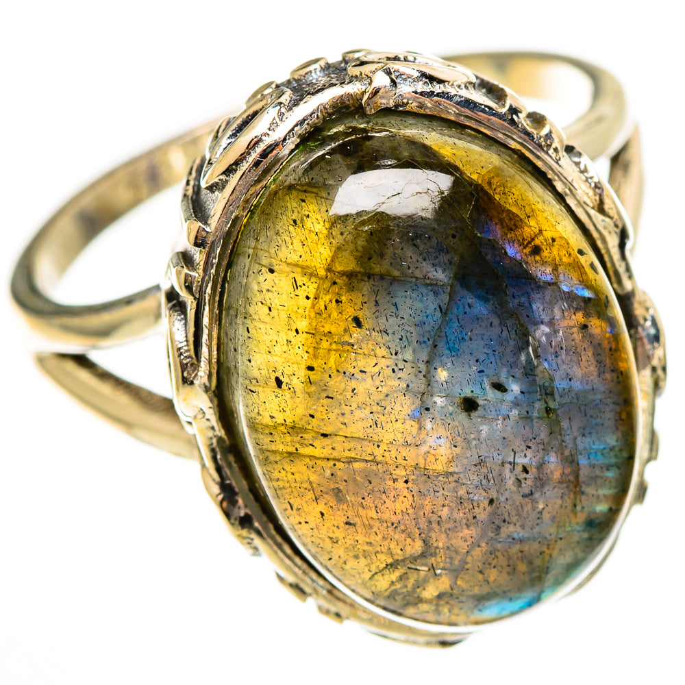 Labradorite Rings handcrafted by Ana Silver Co - RING113481 - Photo 2