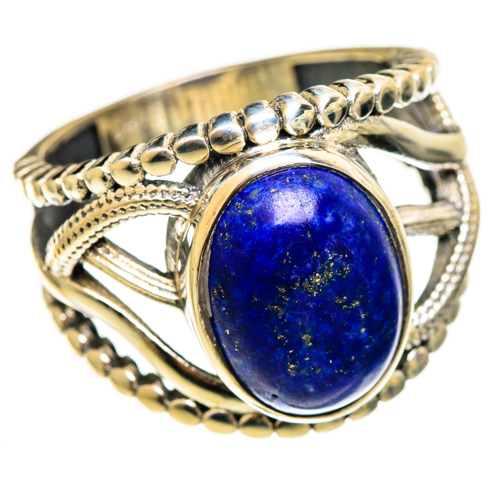 Lapis Lazuli Rings handcrafted by Ana Silver Co - RING113495 - Photo 2